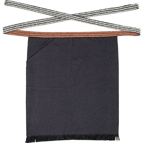 おたふく手袋 6206腰下 帆前掛 紺・片ポケット 6206 エプロン おたふく手袋 6206腰下 帆前掛 紺・片ポケット 6206 エプロン