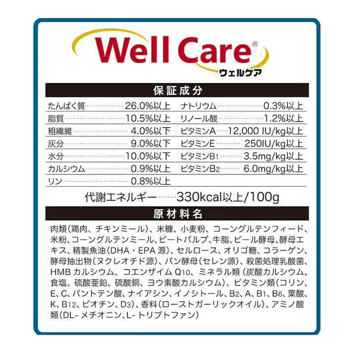 ウェルケア コッカー・スパニエル専用 2.7kg