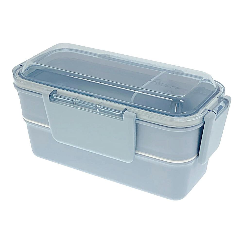 ランチボックス2段 ブルー 600ml | 弁当箱・水筒 通販