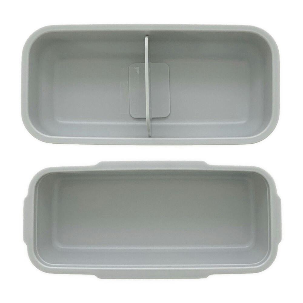 ランチボックス2段 グレー 600ml | 弁当箱・水筒 通販