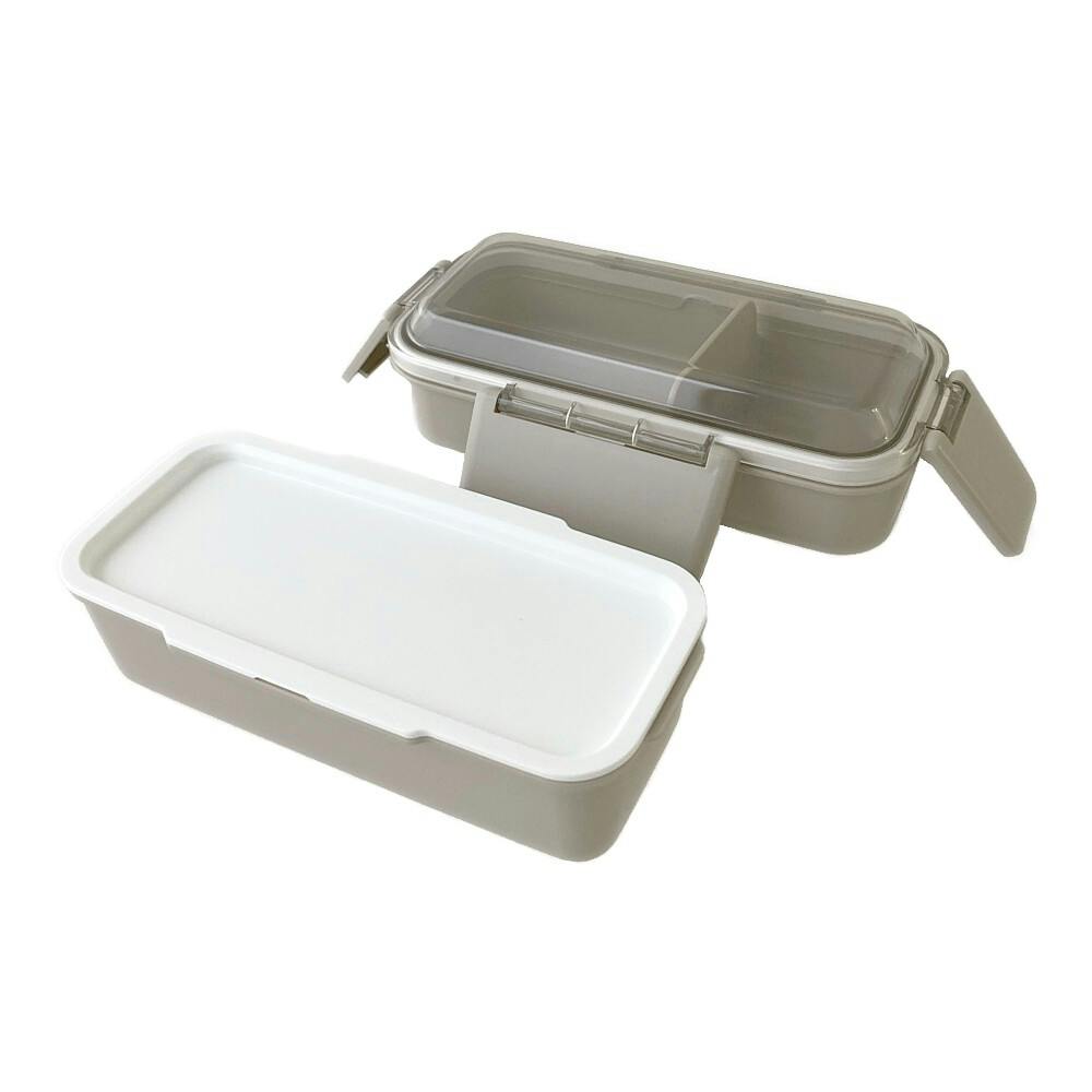 ランチボックス♡デリカップ♪ ランチボックス2段 モカ 600ml | 弁当箱・水筒 通販 | ホームセンター