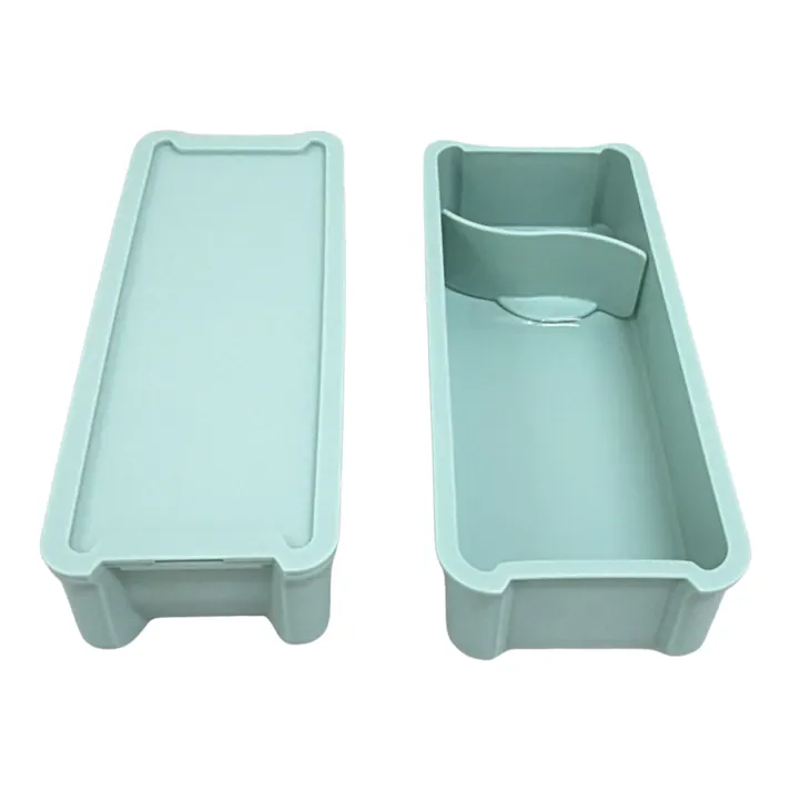 ランチボックス2段 650ml ミントグリーン