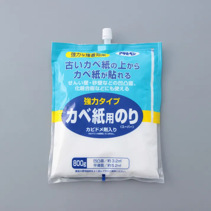 強力タイプ カベ紙用のり 774 800g