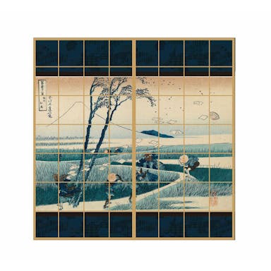 アサヒペン 浮世絵 障子紙 駿州江尻 幅91×長さ180 2枚