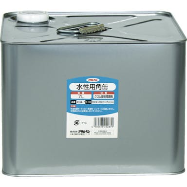 【CAINZ-DASH】アサヒペン 塗料容器　水性用角缶　７Ｌ 222879【別送品】