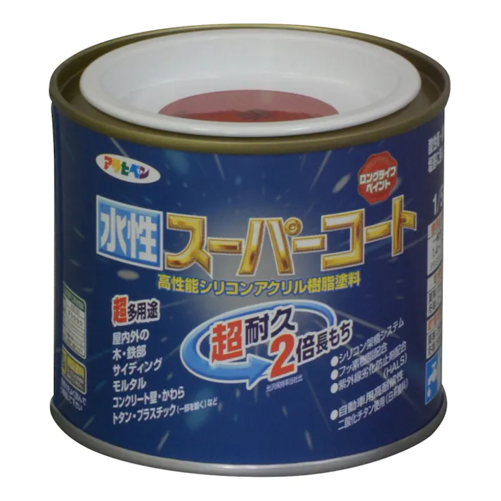 水性スーパーコート 赤 1/5L