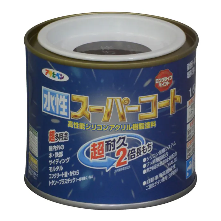 水性スーパーコート こげ茶 1/5L
