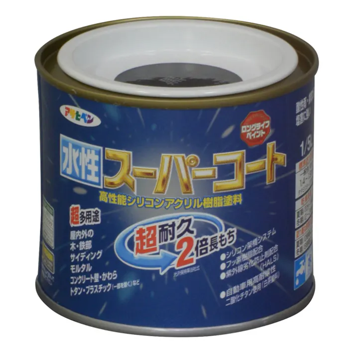 水性スーパーコート 黒 1/5L