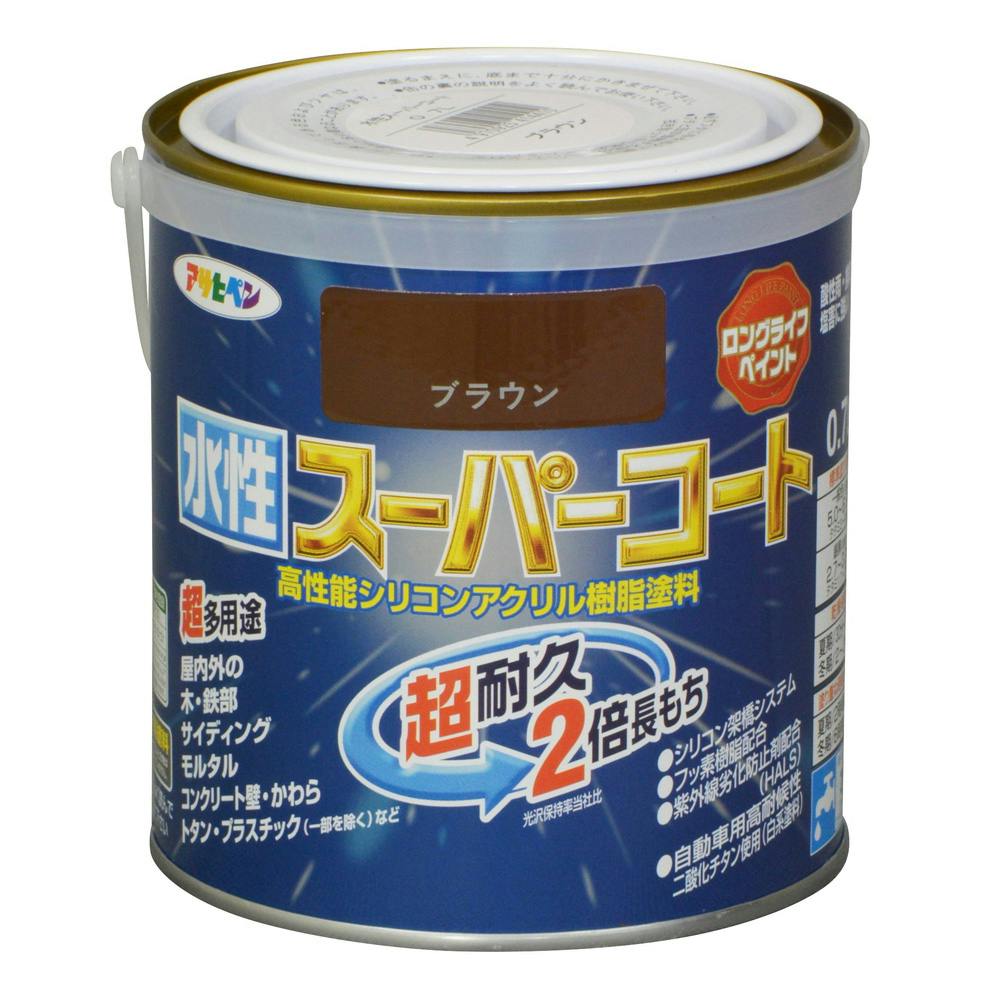 水性スーパーコート ブラウン 0.7L