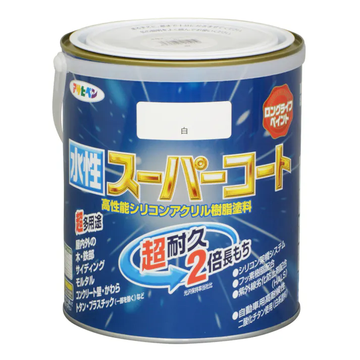 水性スーパーコート 白 1.6L