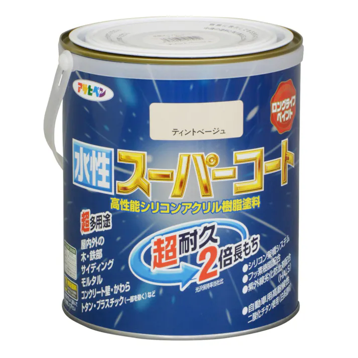 水性スーパーコート ティントベージュ 1.6L