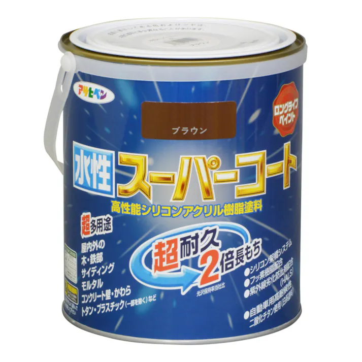 水性スーパーコート ブラウン 1.6L