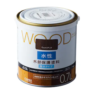 カインズ WOOD 水性 木部保護塗料 ウォルナット 0.7L