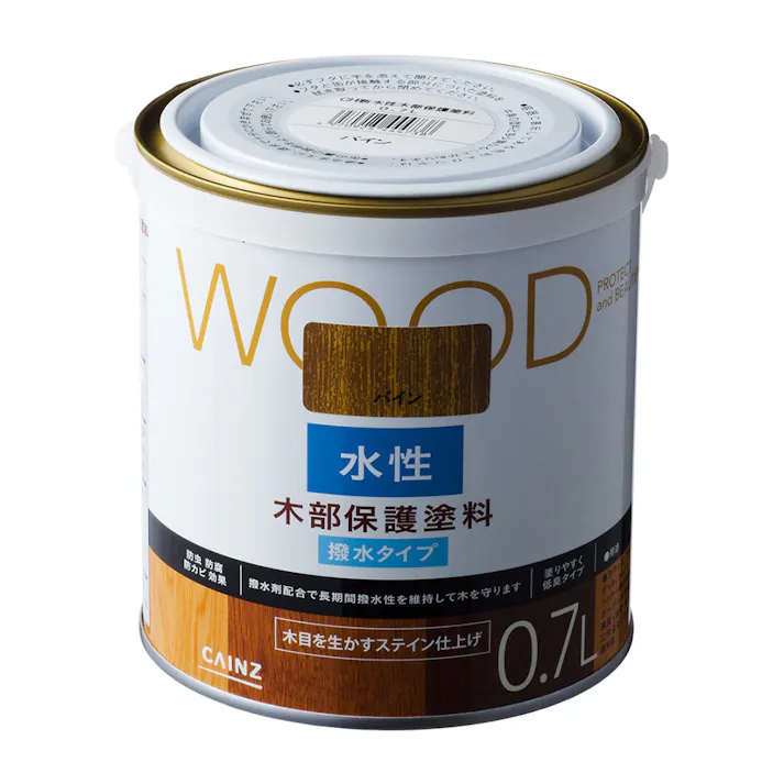 カインズ WOOD 水性 木部保護塗料 パイン 0.7L