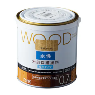 カインズ WOOD 水性 木部保護塗料 透明 0.7L