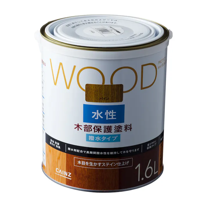 カインズ WOOD 水性 木部保護塗料 パイン 1.6L