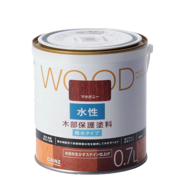 カインズ WOOD 水性 木部保護塗料 マホガニー 0.7L
