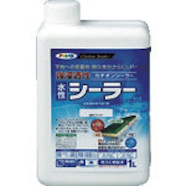 【CAINZ-DASH】アサヒペン 強浸透性水性シーラー１Ｌクリヤ【別送品】
