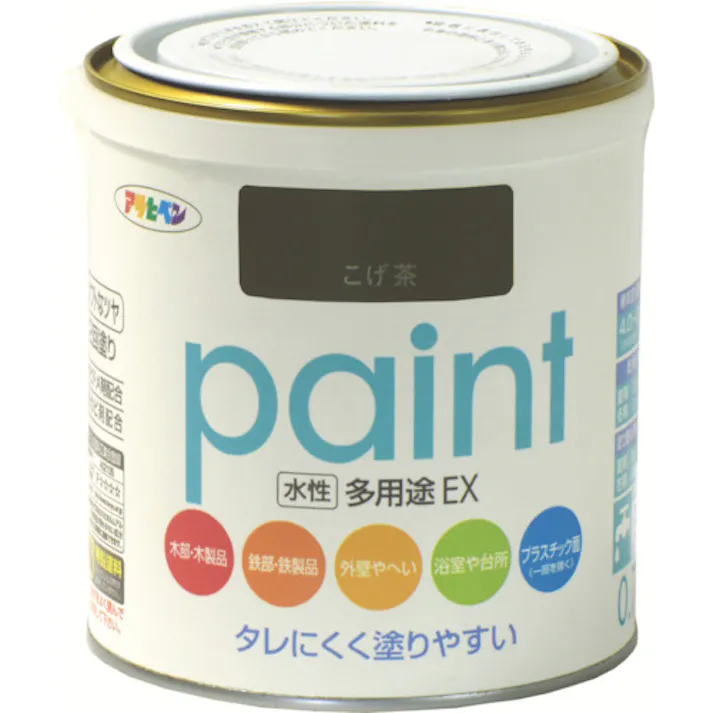 【CAINZ-DASH】アサヒペン 水性多用途EX0.7L こげ茶 459398【別送品】