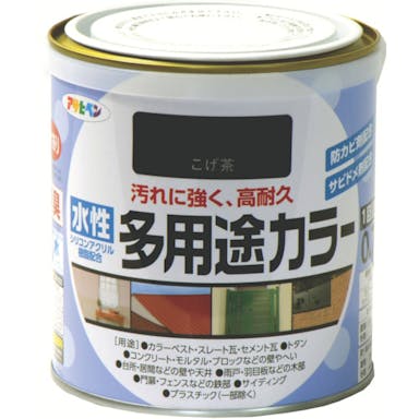 【CAINZ-DASH】アサヒペン 水性多用途カラー　０．７Ｌ　こげ茶 460875【別送品】