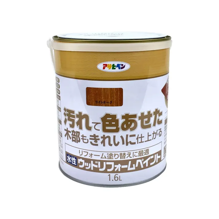 水性ウッドリフォームペイント ライトオーク 1.6L