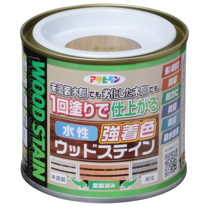 水性強着色ウッドステイン オーク 1/5L