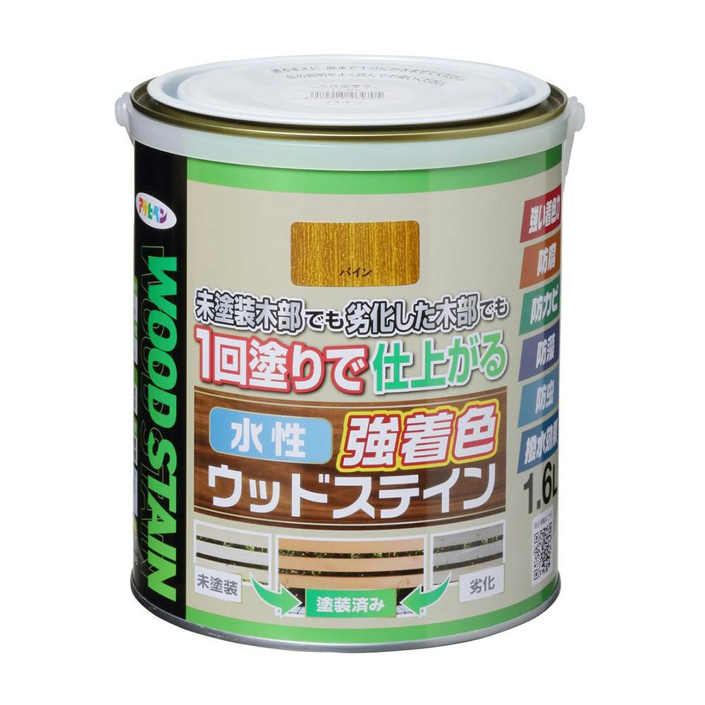 水性強着色ウッドステイン パイン 1.6L