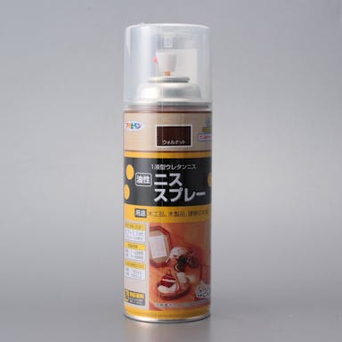 アサヒペン 油性 ニススプレー ウォルナツト 420ml(販売終了)