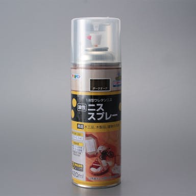アサヒペン 油性 ニススプレー ダークオーク 420ml(販売終了)