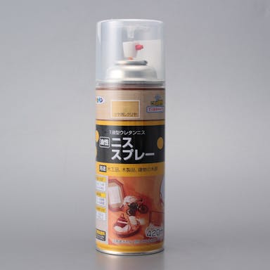 アサヒペン 油性 ニススプレー ツヤ消しクリヤ 420ml(販売終了)