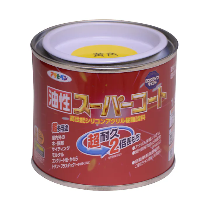 油性スーパーコート 黄色 1/5L