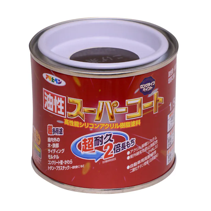 油性スーパーコート こげ茶 1/5L