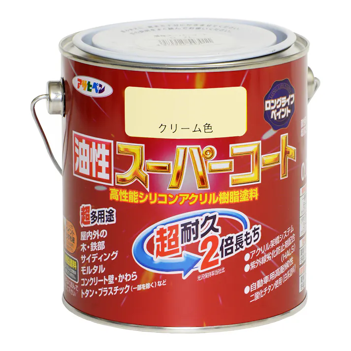 油性スーパーコート クリーム色 0.7L