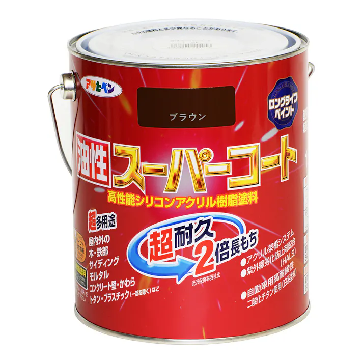 油性スーパーコート ブラウン 1.6L