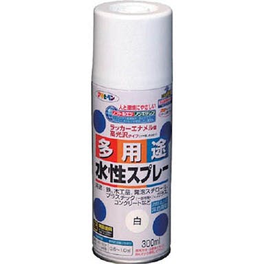 アサヒペン 多用途水性スプレー 白 300ml(販売終了)