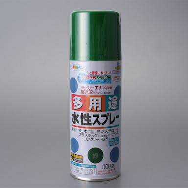 アサヒペン 多用途水性スプレー 緑 300ml(販売終了)