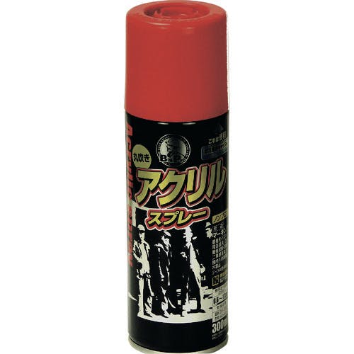 アサヒペン BIGPRO アクリルスプレー 300ML 赤 605146 マーキングスプレー アサヒペン BIGPRO アクリルスプレー 300ML 赤 605146 マーキングスプレー