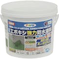 【CAINZ-DASH】アサヒペン 水性エポキシ強力防水塗料　１ＫＧセット　ダークグリーン 606303【別送品】