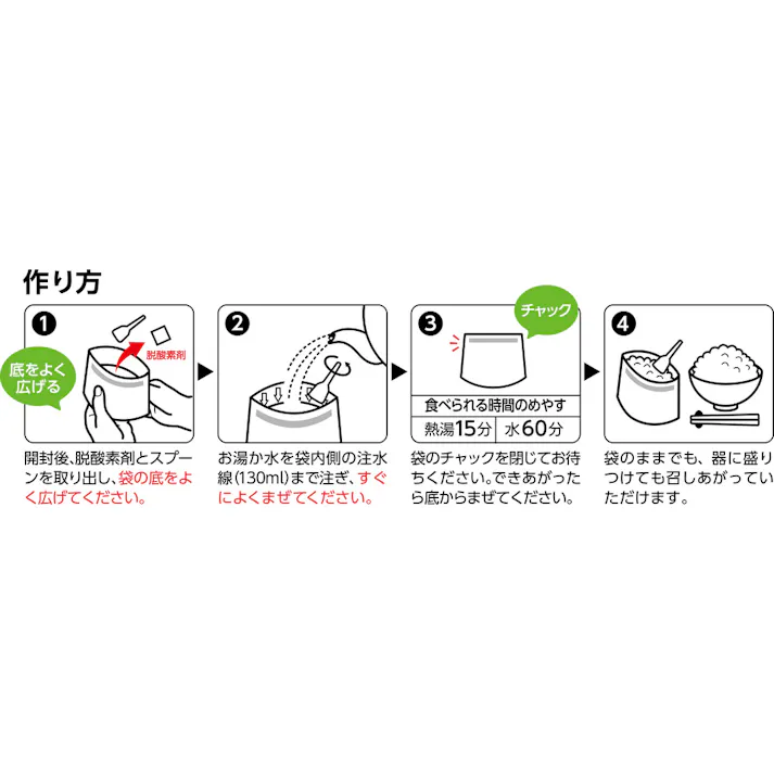 安心米 山菜おこわ