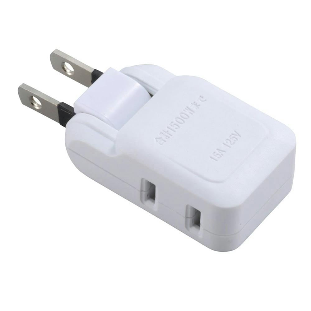マイクロタップ 2個口 HS-A1414W 00-1414 電源ケーブル・延長コード マイクロタップ 2個口 HS-A1414W 00-1414 電源ケーブル・延長コード