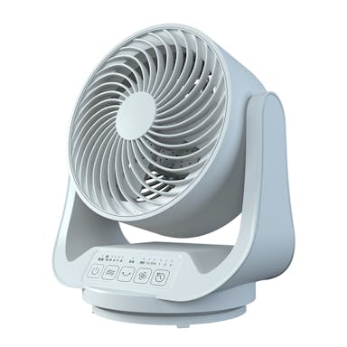 【送料無料】オーム電機 リモコン首振サーキュレーター 羽根径18cm 自動首振 ホワイト SQ23RM-W