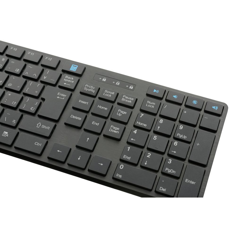 PCGEAR 有線USBキーボード ブラック PC-SKC41 K | パソコン・周辺機器