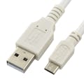 オーム電機 USBケーブル TypeA/microB 3m ホワイト SMT-L3UMB2 01-3767(販売終了)