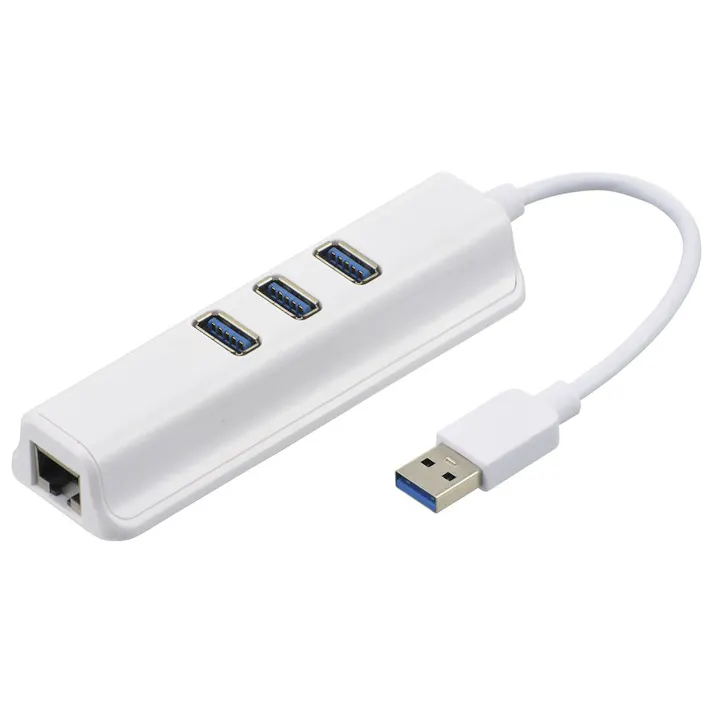 GigaLANアダプター USB3.2Gen1 ハブ PC-SH3PL09-W