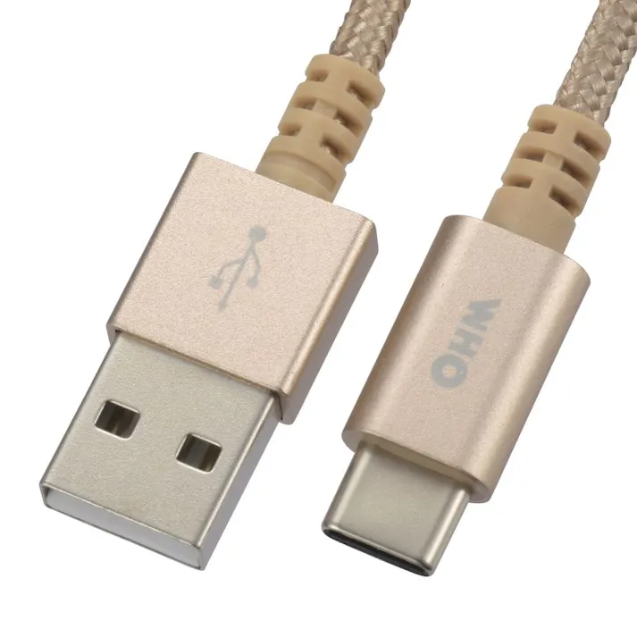 AudioComm USB TypeC ケーブル 高耐久 2m SMT-L20CAT-N 01-7069