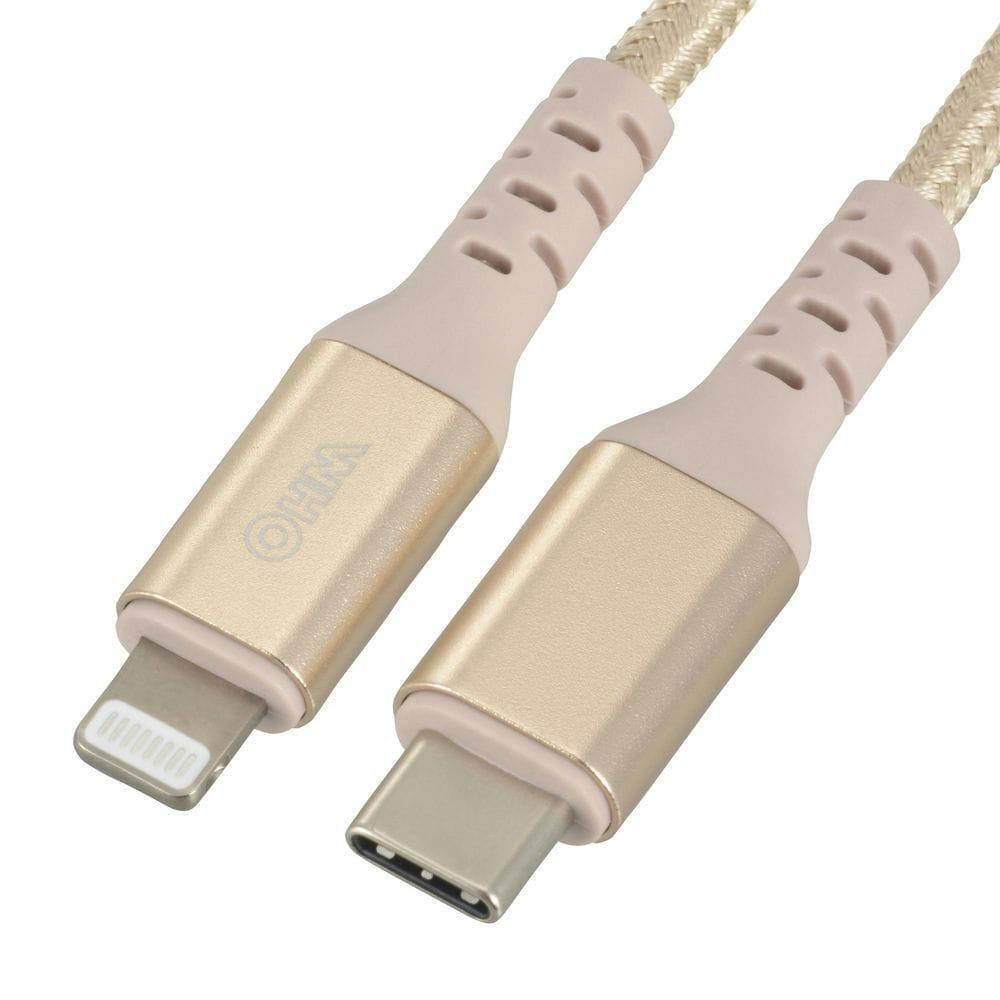 AudioComm TypeC/ライトニングケーブル 1m 高耐久 SIP-L10TCH-N 01-7125 ケーブル・コネクタ・アダプター AudioComm TypeC/ライトニングケーブル 1m 高耐久 SIP-L10TCH-N 01-7125 ケーブル・コネクタ・アダプター