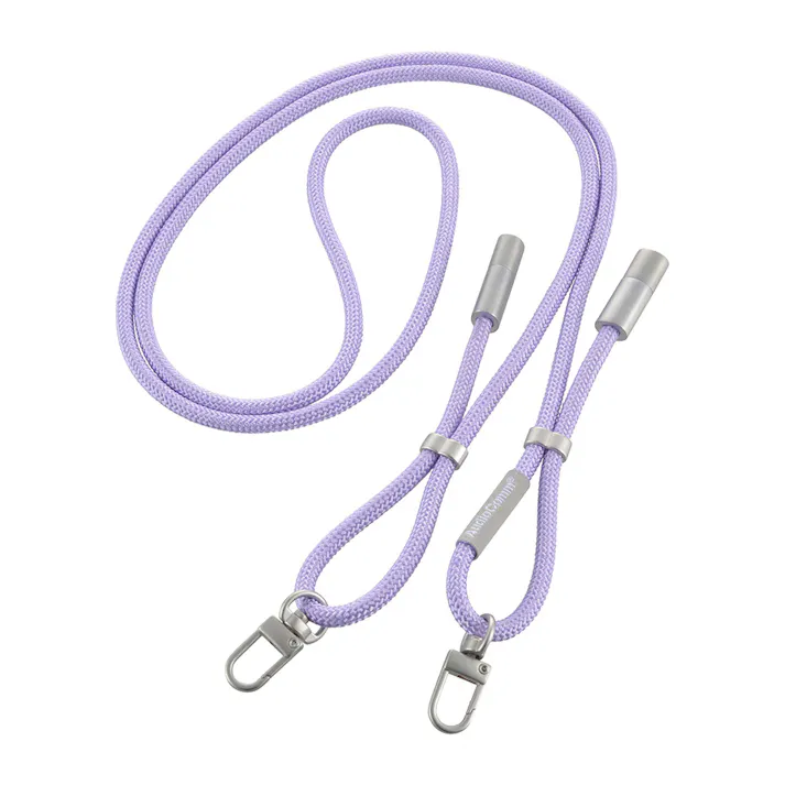 AudioComm チャージングストラップ USB-C/Lightning パープル SMT-LSCL15N-V