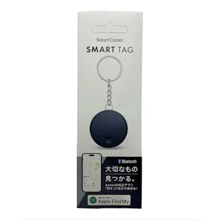 スマートタグ ストラップ付 ブラック