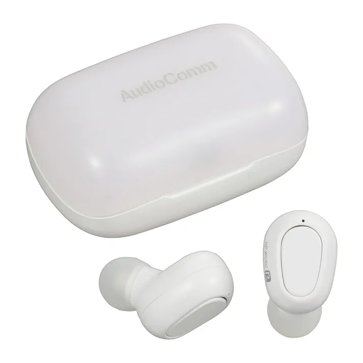 AudioComm 完全ワイヤレスイヤホン ホワイト HP-W530Z