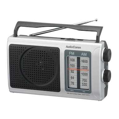 オーム電機 ポータブルラジオ RAD-T207S